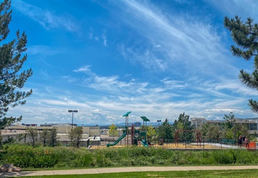 Overview of playground area.