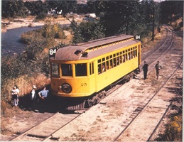 Historic Photo of Car 24 at Clear Creek Stop