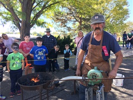 Blacksmith at Cider Days