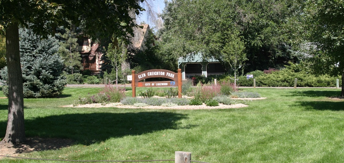 Glen Creighton Park sign