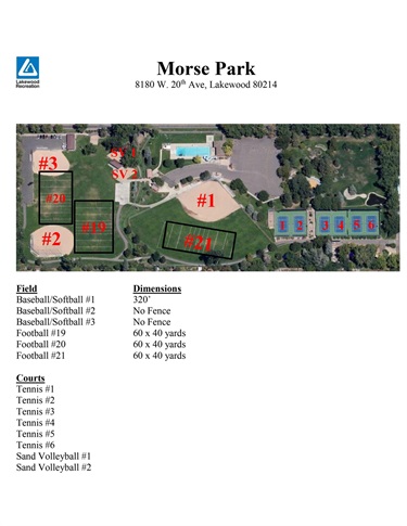 Morse Park Field Diagram