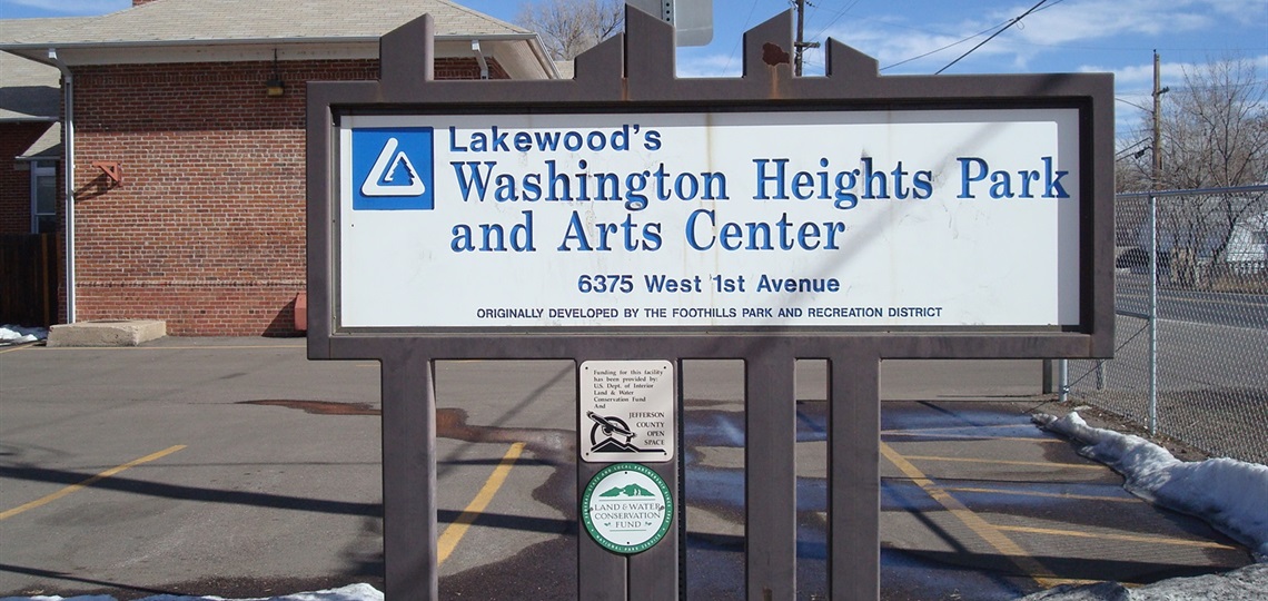 Washington Height Park and Arts Center sign