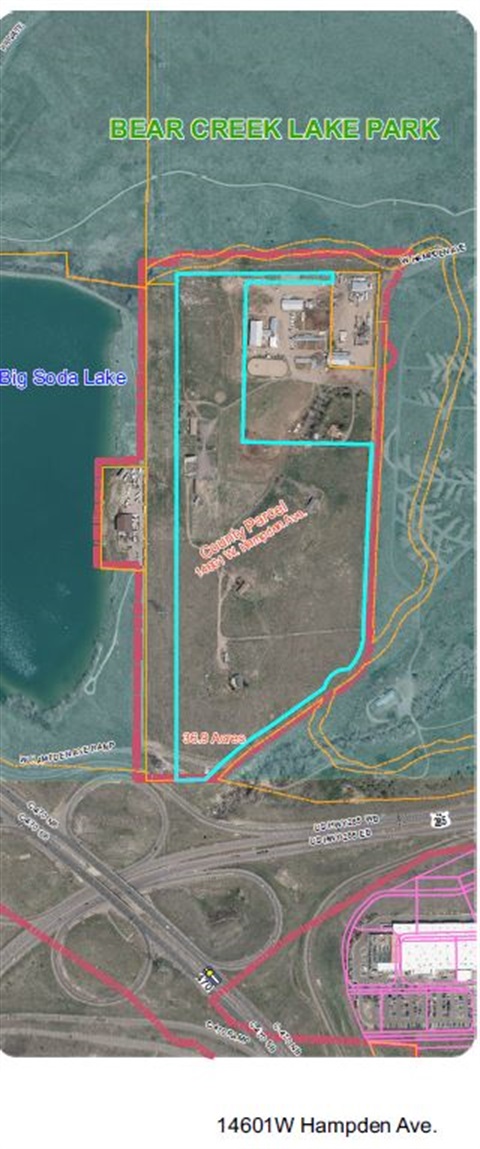 map of Soda Lakes park acquisition