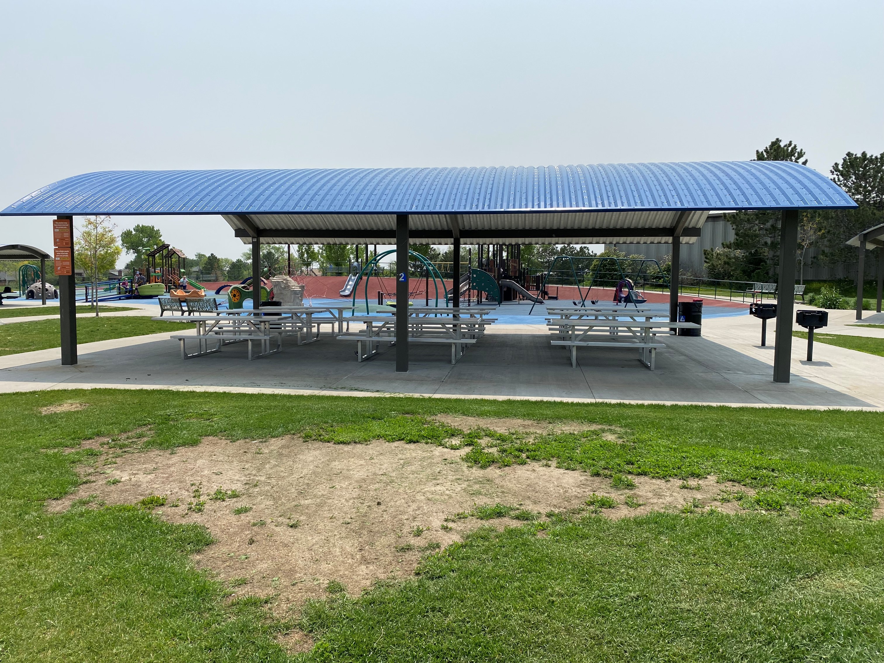 Carmody Park reservable picnic shelter number 2 near playground