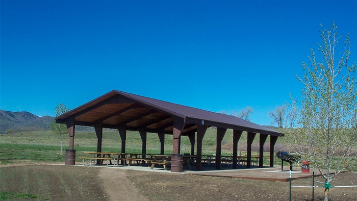 Coyote Crossing shelter.