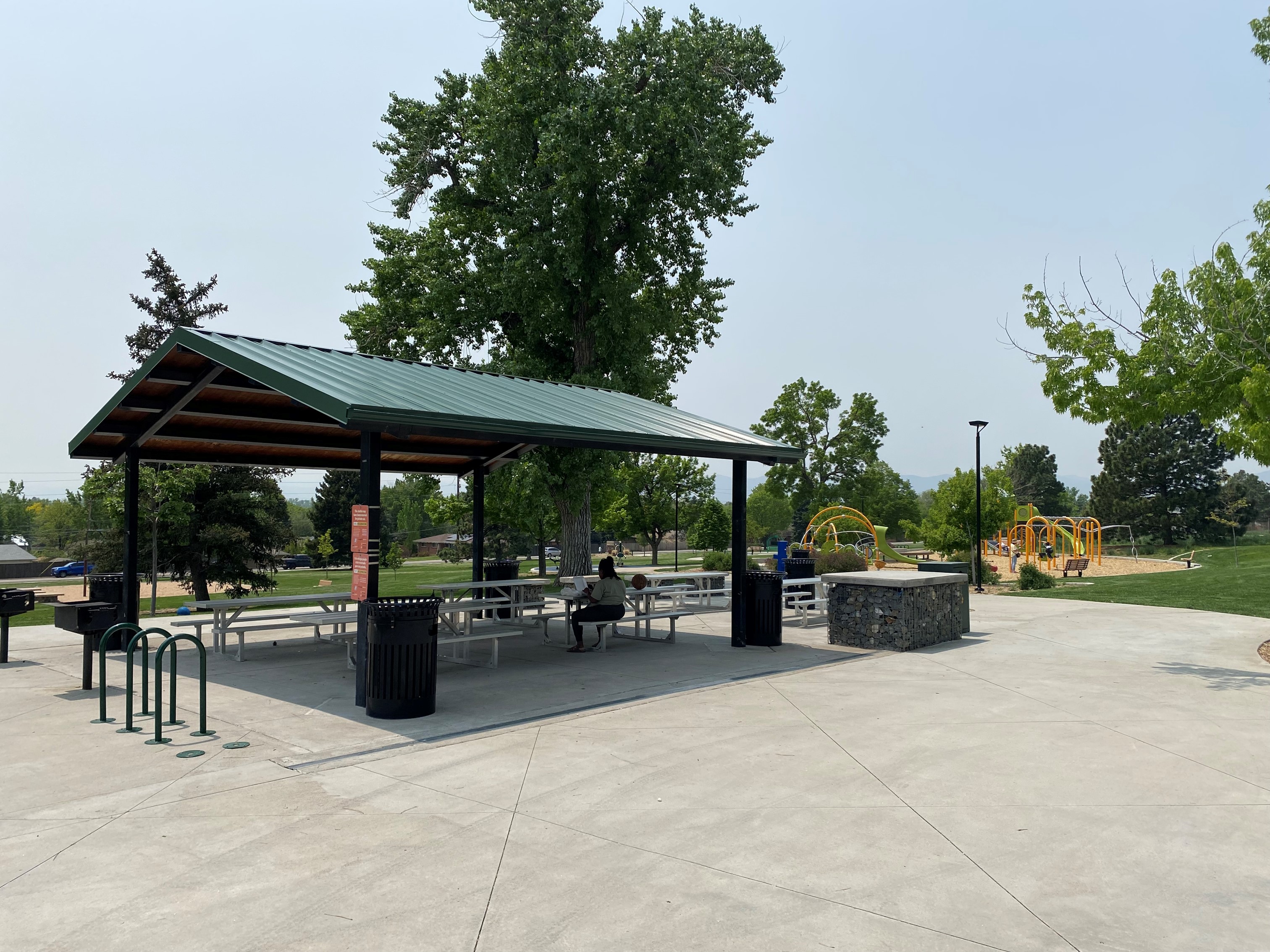 Lasley Park reservable picnic shelter