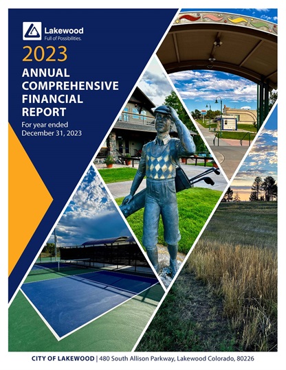 cover of the ACFR report. 