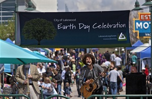 Band and attendees celebrate Lakewood Earth Day