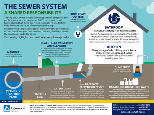 sewer system infographic