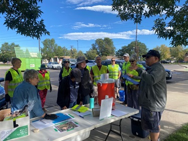 The Two Creeks neighborhood participated in the inaugural Love Lakewood Day by doing a big neighborhood cleanup.