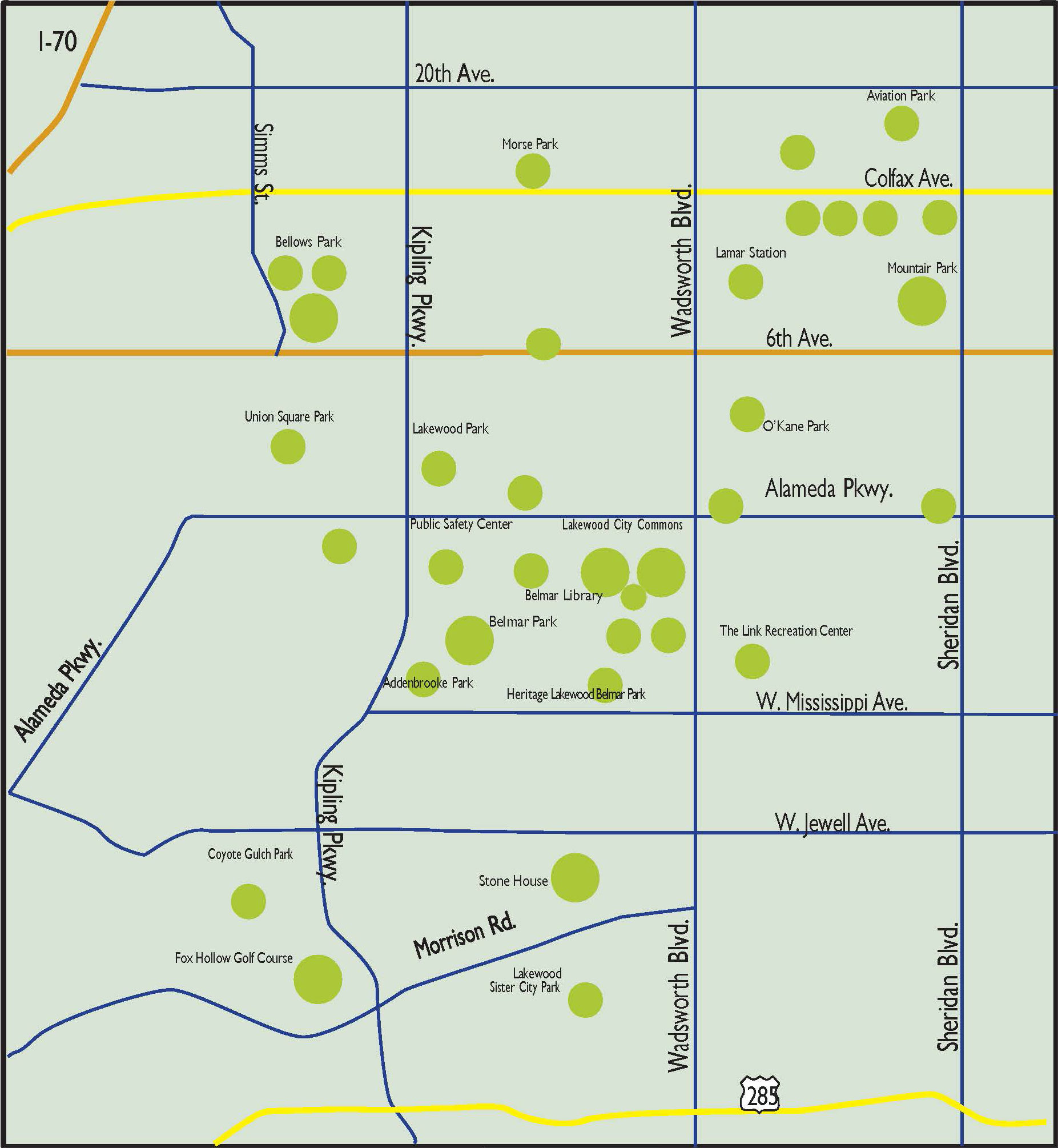 Lakewood Art Map